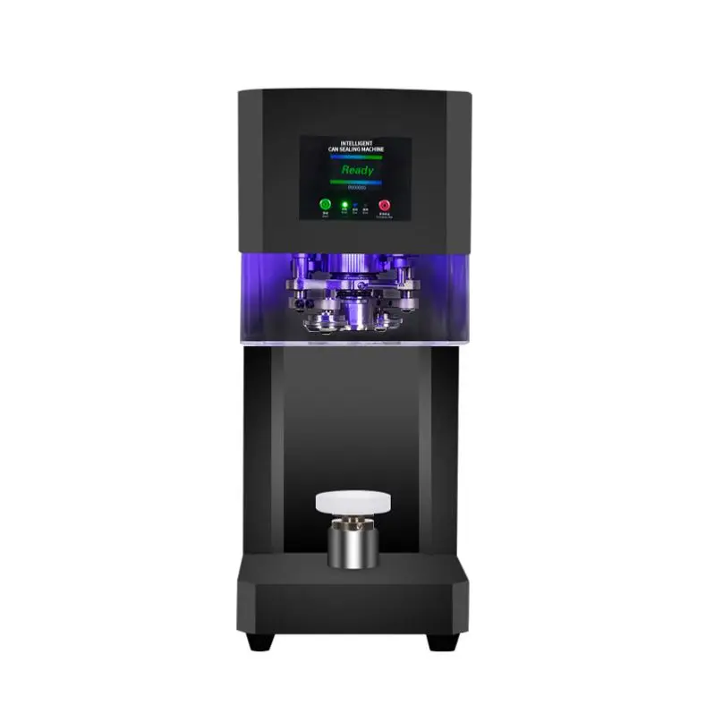 Automatic 110V Bottle Can Sealer Canning Sealing Seamer Machine 220v/50hz 45-170mm New Design Bubble Tea Tin Can Sealing Machine