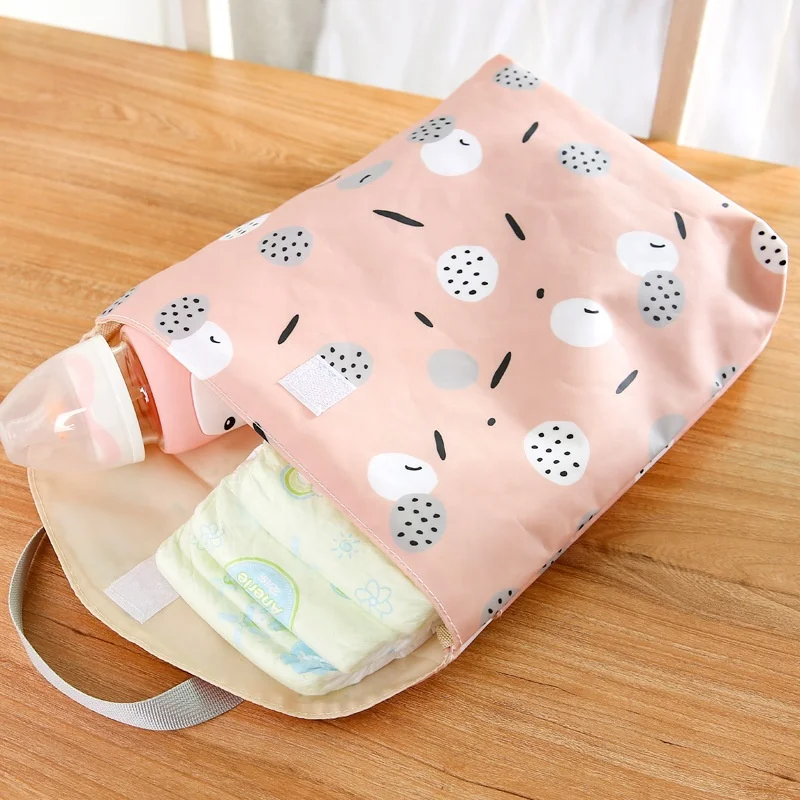Factory OEM Colorful Reusable Waterproof Oxford Cloth PUL Layer Baby Wetbag