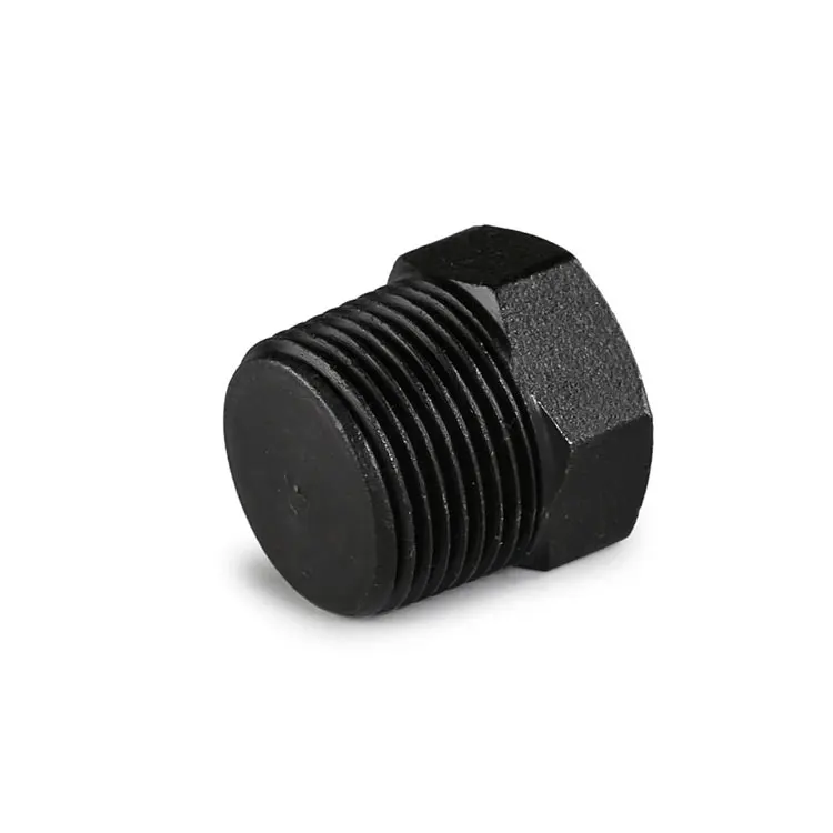 Carbon Steel High Pressure Forged Fittings NPT/BSPT Male Thread Hex Plugs Forged Fittings B16.11