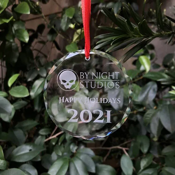 MH-DS0301 Wholesale Personalized Crystal Snowflake Christmas Ornament