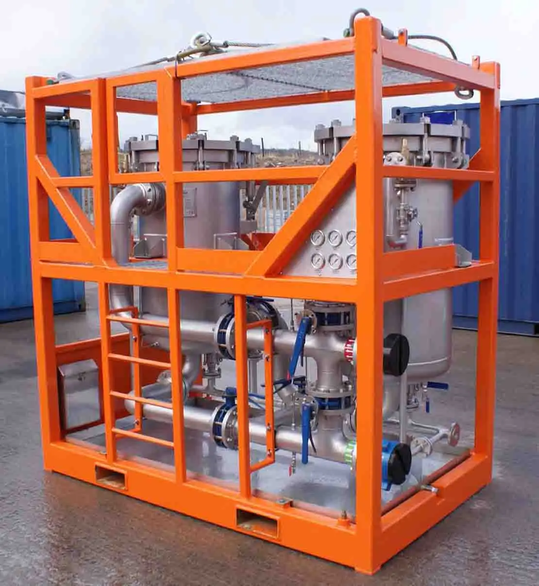 DUPLEX VESSElS CARTRIDGE FILTER UNIT IN OFFSHORE INDUSTRY