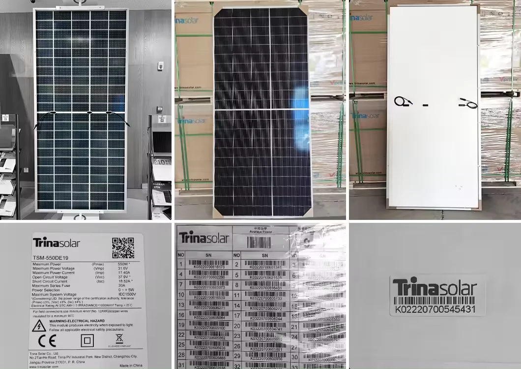 Высокоэффективная солнечная панель Trina 685 Вт Vertex N TypeTSM-NEG21C20 bipacial 675w 680W 690W 700W PV модуль фотоэлектрическая система