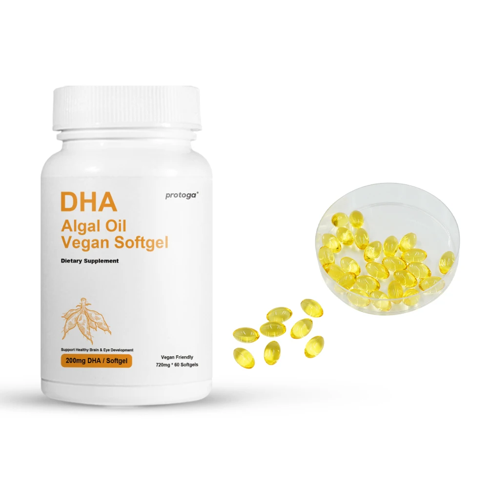 Прямой веганский гель для водорослей Dha Epa Freshfield Omega 3