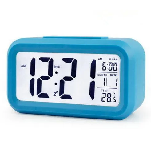 Digital Led Alarm Electronic Desk Table Clocks With Calendar LCD Table Clocks Temperaturel Alam Clock.