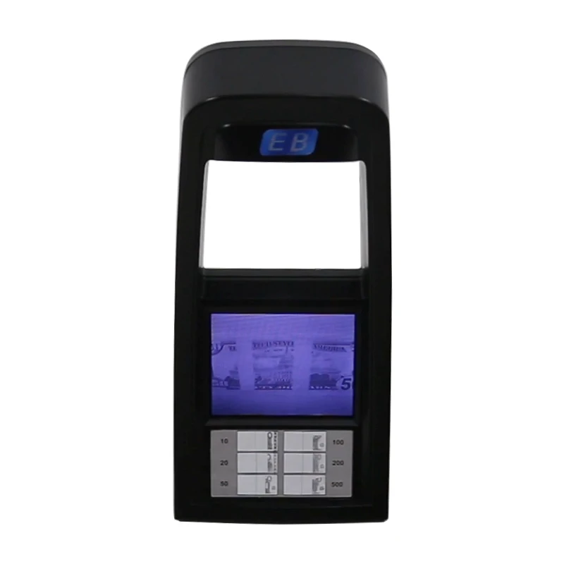 DC-110AB   Counterfeit Money Checker Bill Detector Machine Bills Credit Cards Banknote Passports IDs All Currencies IR detector