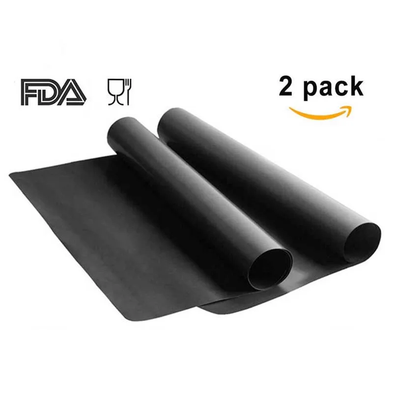 EXW price Hot Easy-Clean 100% Non Stick Reusable Ptfe BBQ Fire Proof Grill Mat