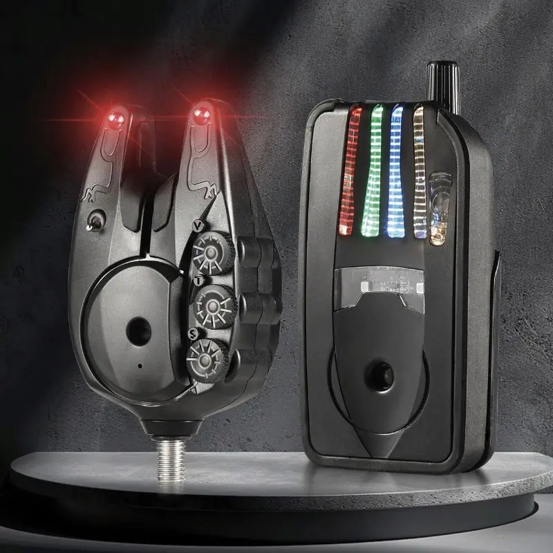 China Supplier Polycarbonate 4+1 Fishing Bite Detectors Adjustable Bite Alarm Carp Fishing Indicator