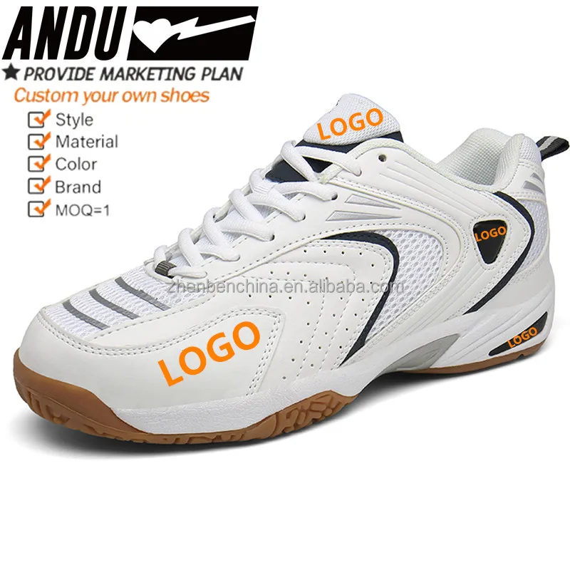 Oem High Quality Volleyball Badminton Shoe Non-Slip Custom Women Indoor Pickleball Shoes Table Tennis Shoes For Men