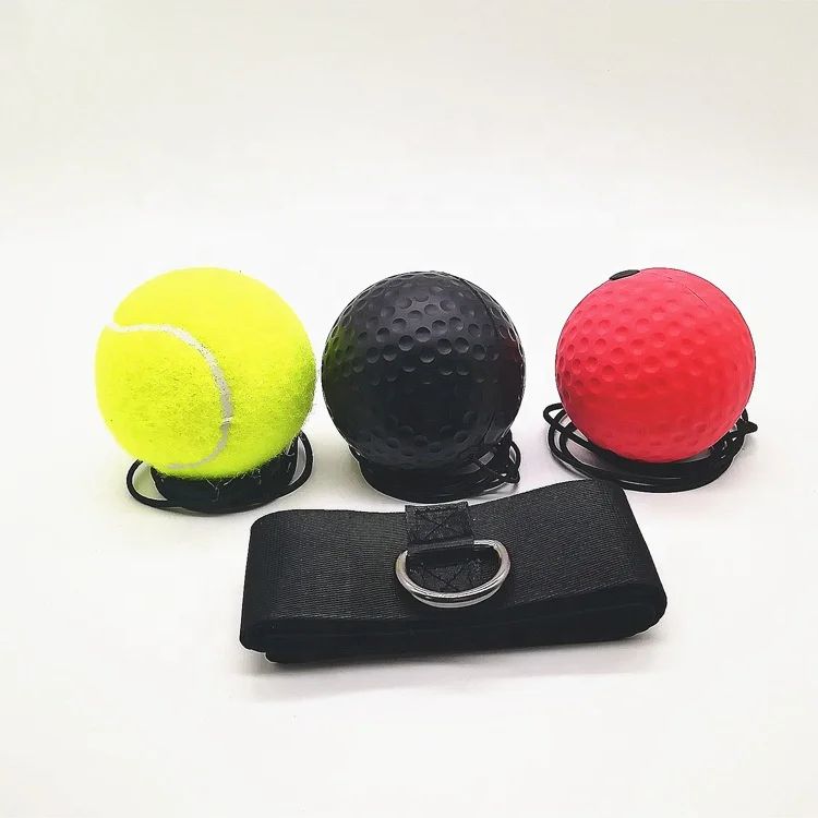 
Head Mounted Boxing Reflex Ball with Nylon Band for Home Training Exercises 