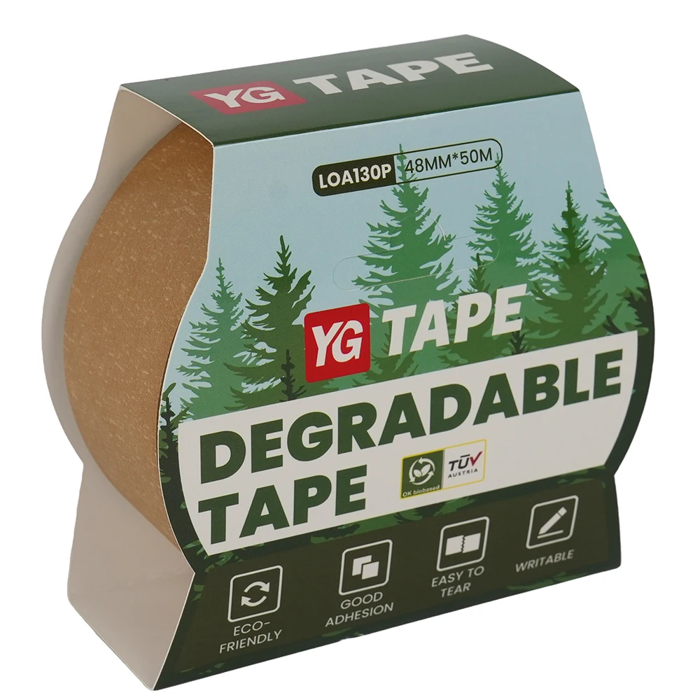 Uncoated Kraft Paper Tape Biodegradable Kraft Paper Tape Adhesive Personalized Kraft Paper Packing Tape