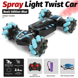 2022 New gesture sensing twist Spray climbing remote control car Stunt drift car RC Stunt off-road remote control toy car