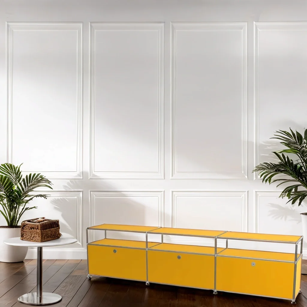 Modular Haller Furniture Metal Storage Sideboard Stainless Steel Cabinet Haller Cabinet  Board