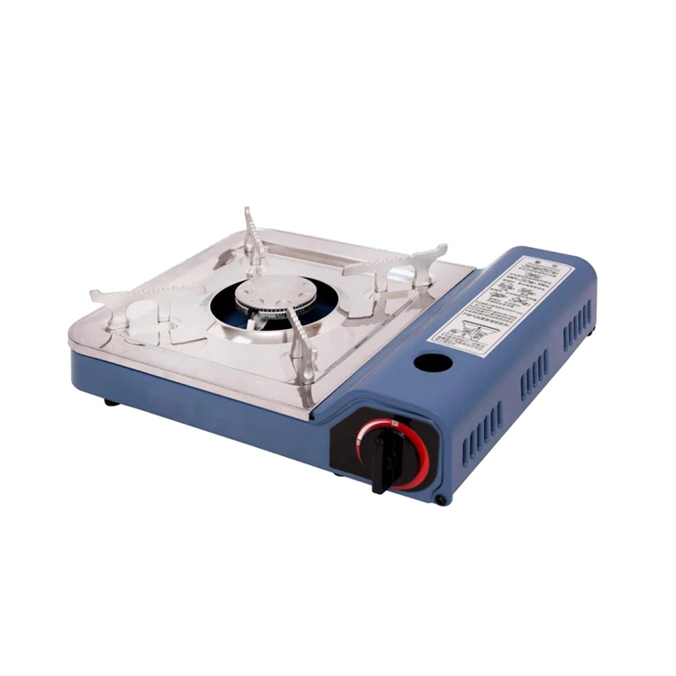 Home Kitchen or outdoor High Quality Cooking Appliance Cooktop 1 Burner Gas Cooker Stove Stainless Steel Body Portable Camping