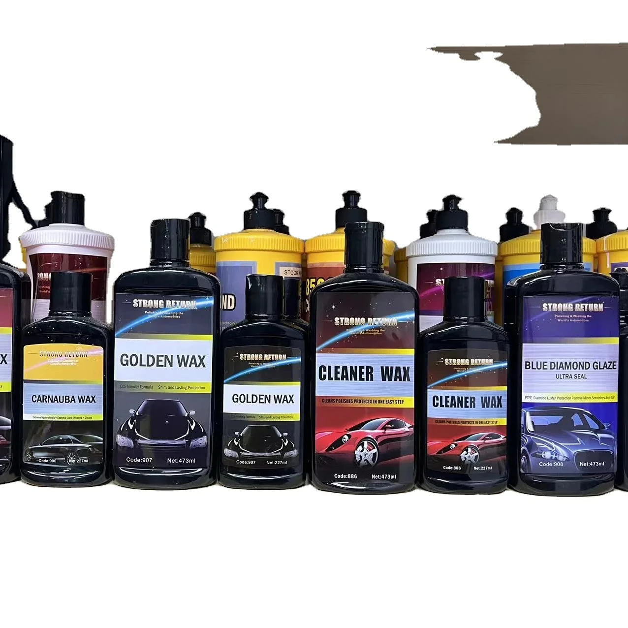 car liquid wax, carnauba wax, ultra seal wax for automotive paint finishing anti UV acid rain liquid sealant