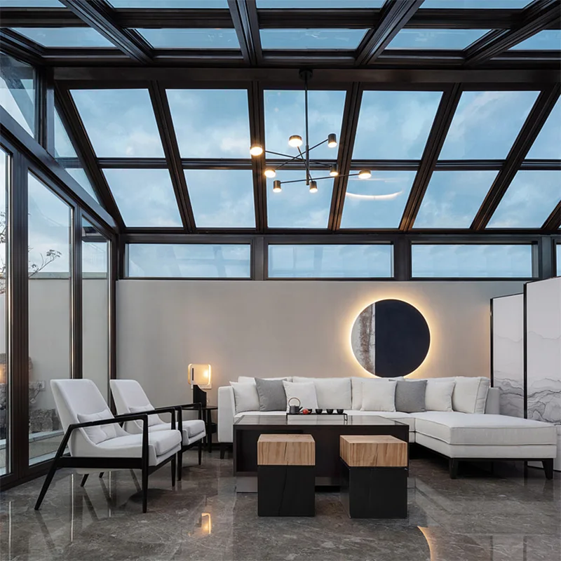 European style OEM winter garden free standing sunroom sunrooms 4 season sunnyjoy sunroom