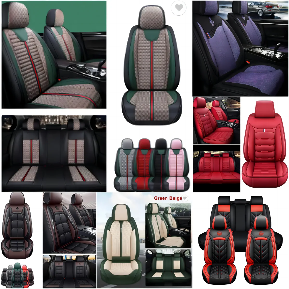 Muchkey Hot Selling Various Universal Car Seat Covers Set for Wholesaler Retailer Physical Store Online Store