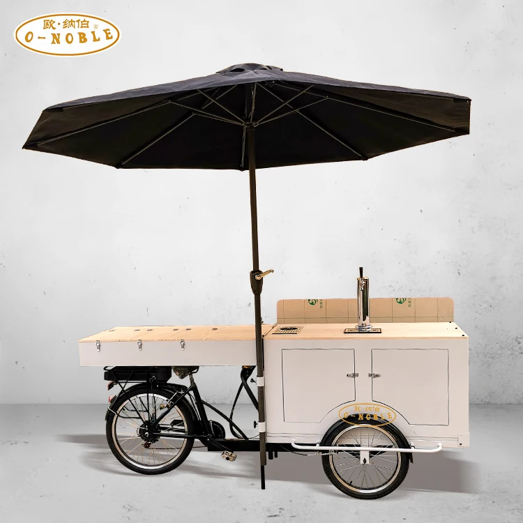 Fashion and convient mobile beer bar kiosk newly arrived mobile beer bikes