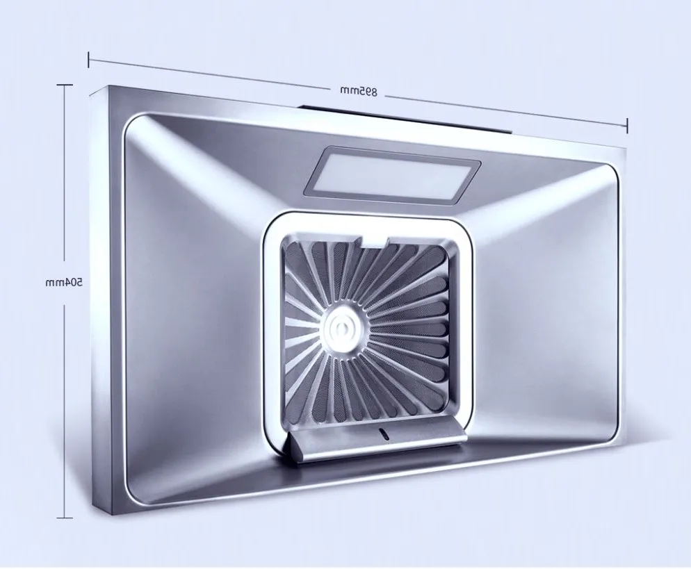 A2 powerfull 1200 m3/h kitchen fan exhaust kitchen vent high performance Range Hood custom range hood