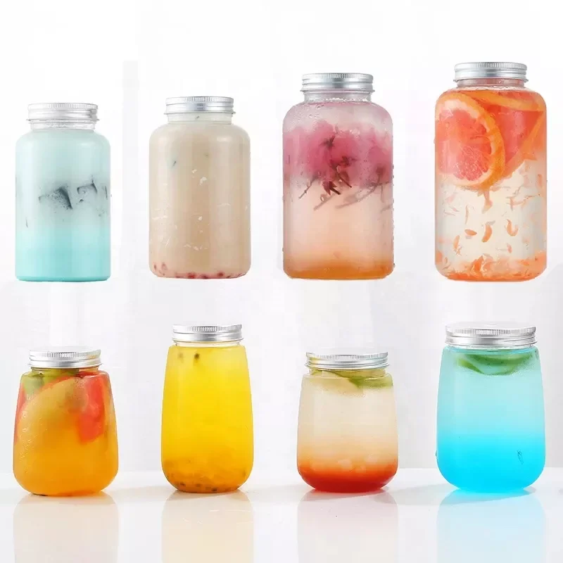 210ml 250ml 330ml 350ml 400ml 500ml 550ml 650ml Disposable Transparent Pet Bottles For Beverage