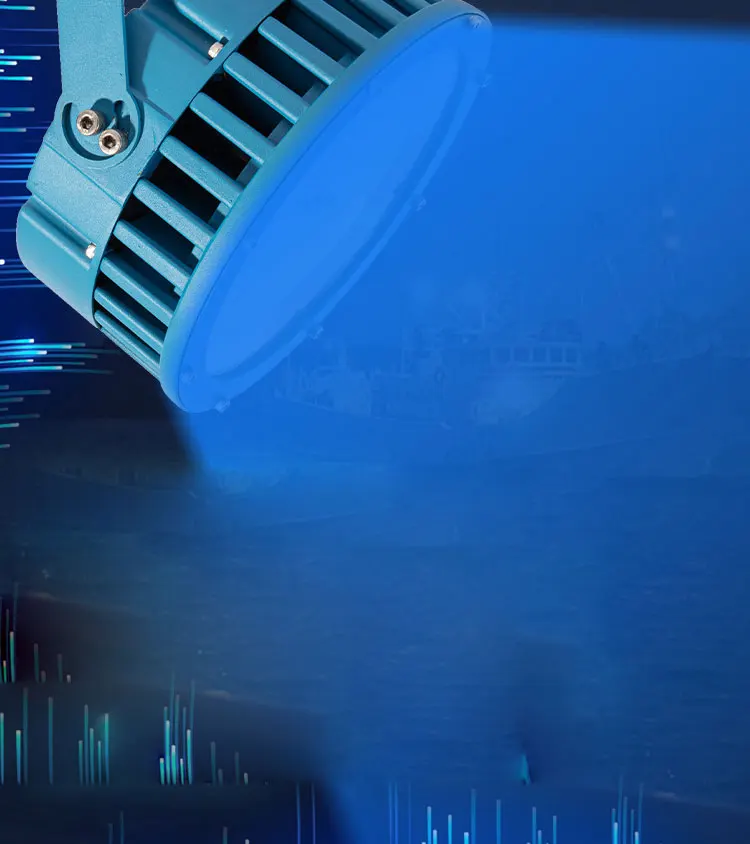 1000w Professional Outdoor Light Blue Color Lamp Sardines Marine Sea Water Fish Ship Led Fishing Lights For Salmon