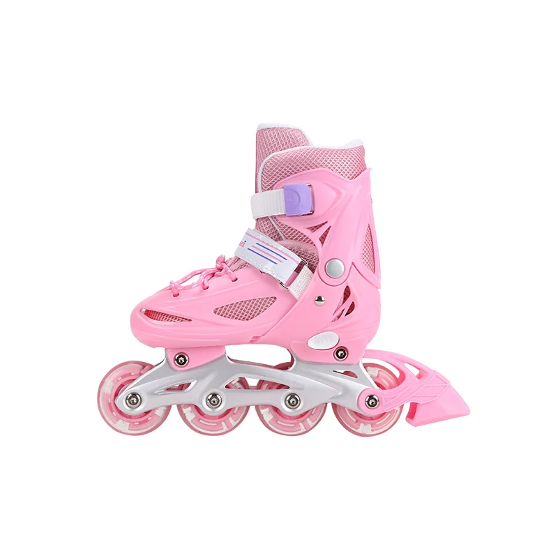 Top Quality Cheap Price for Sale Durable Adjustable Safe Speed 4 PU Wheels LED Light Flashing Roller Inline Skates