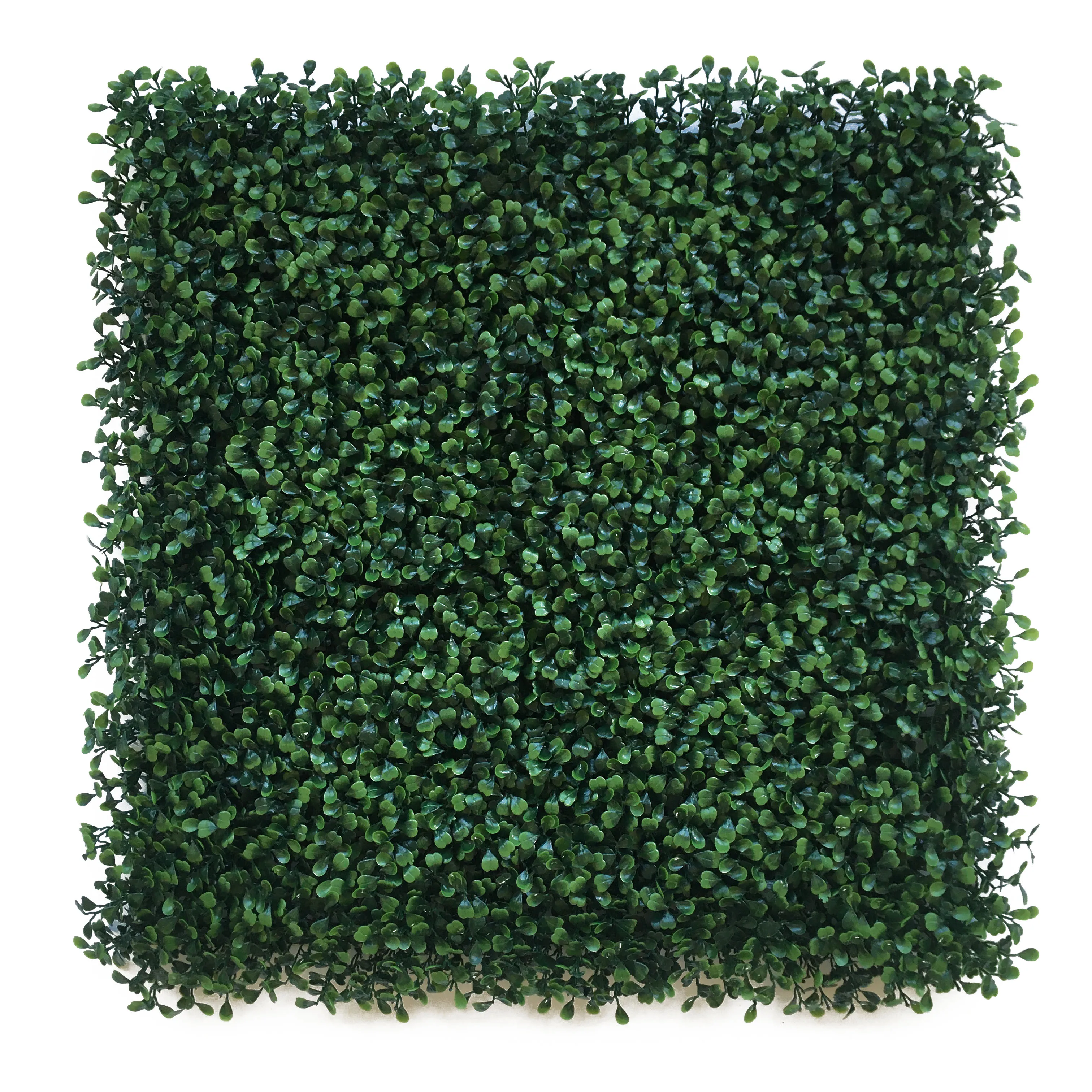 Green Faux Grass Artificial Panels Plastic Topiary Plant Boxwood Hedge for Garden Backyard Privacy Fence Decor