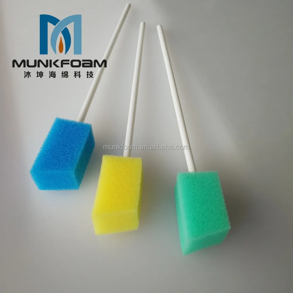 Disposable oral cleaning swab, oral deep cleaning sponge stick, Household cleaning sponge swab