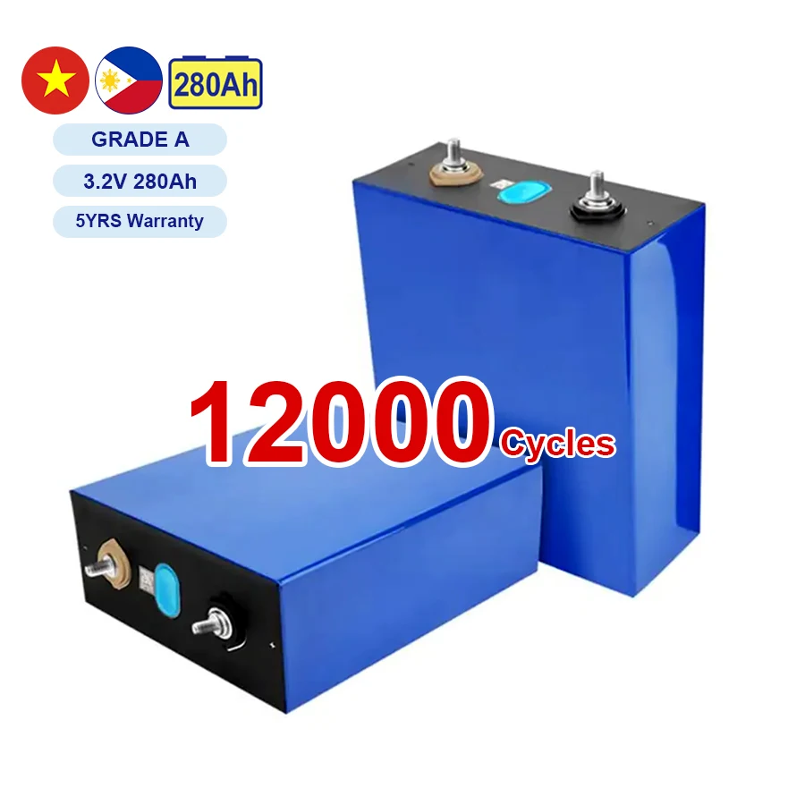 10000 цикл 280Ah 314Ah 100Ah призматические солнечные литиево-ионные батареи 3 2 В LiFePO4 батарея для хранения энергии