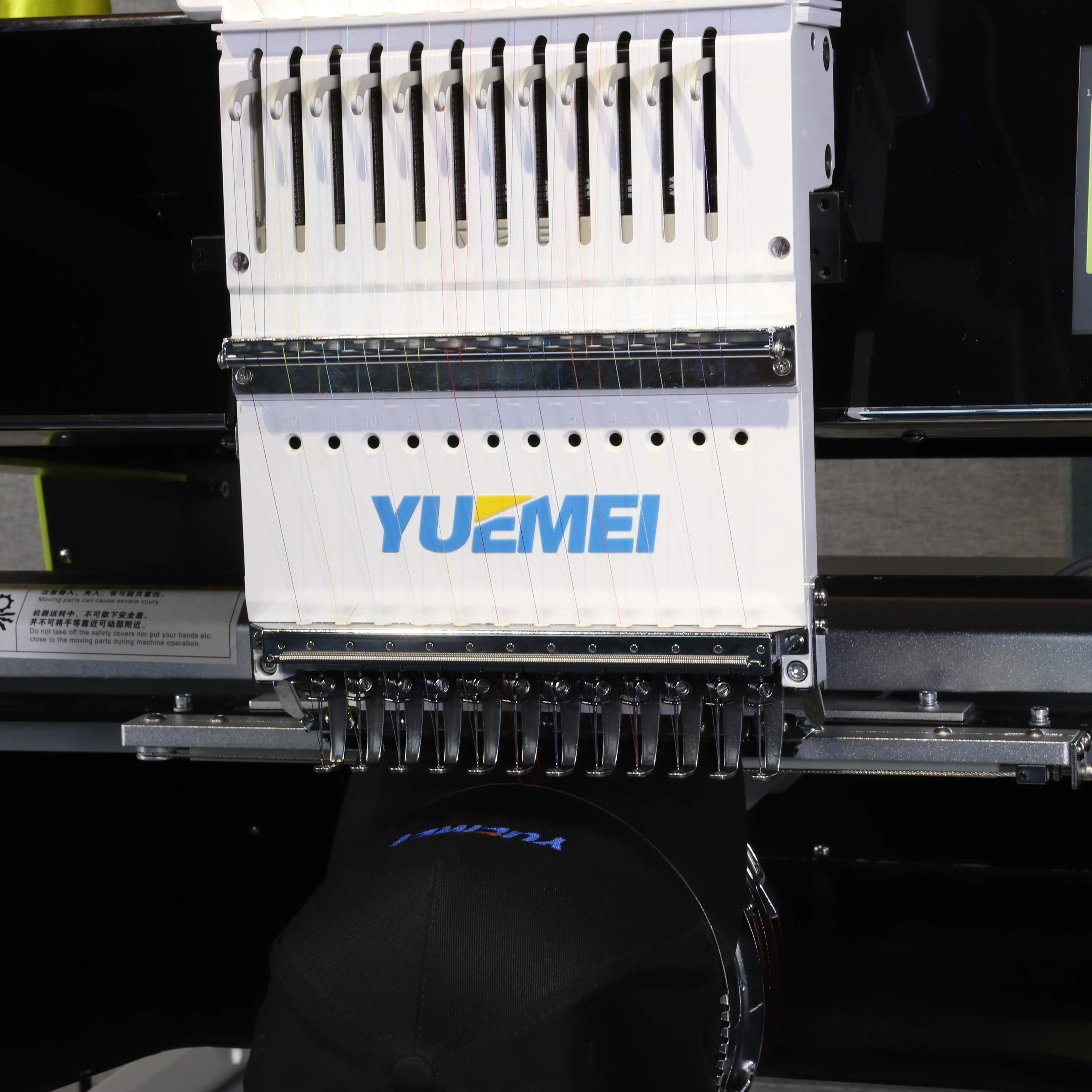 Multi functional embroidery machine high quality single head embroidery caps machine