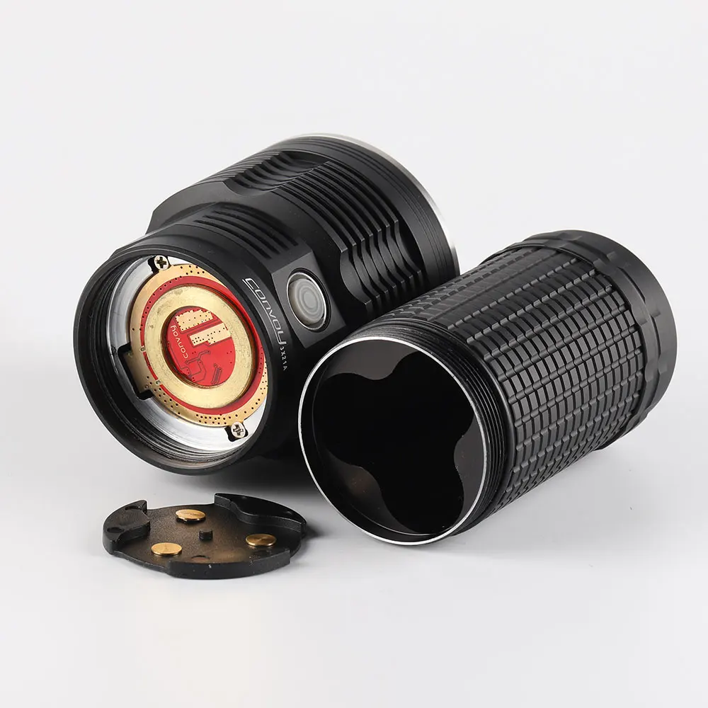 Фонарик Convoy 3X21A SBT90.2 SST40 SFT40 с контролем температуры и зарядным интерфейсом type-c фонарик 18650