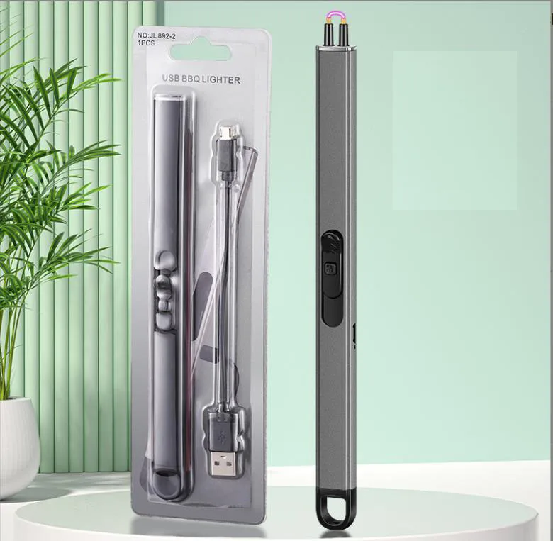 USB lighter Rechargeable plasma Lighters BBQ Camping Arc Lighters