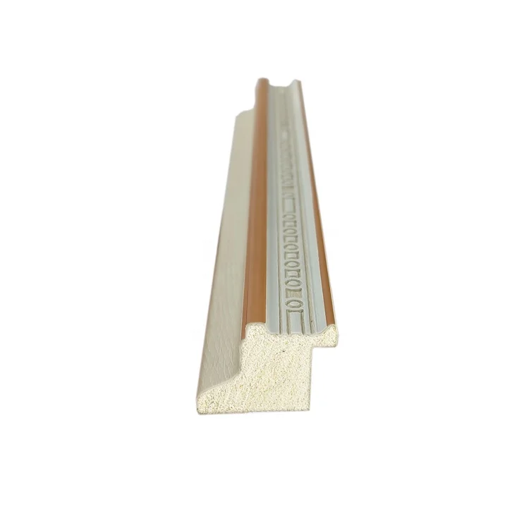40*29mm natural wood white color plastic frame moulding for photo frame