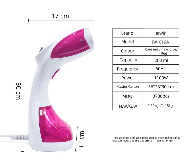 Electric Handle Garment Steamer 1100W Home Use Steamer for Clothes