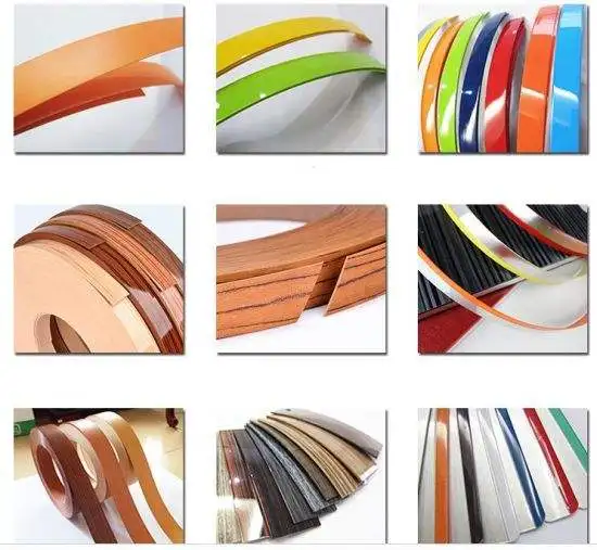 High Quality PVC Edge Banding for Melamine board Edging Strips PVC/ABS/Acrylic Board Edge Banding