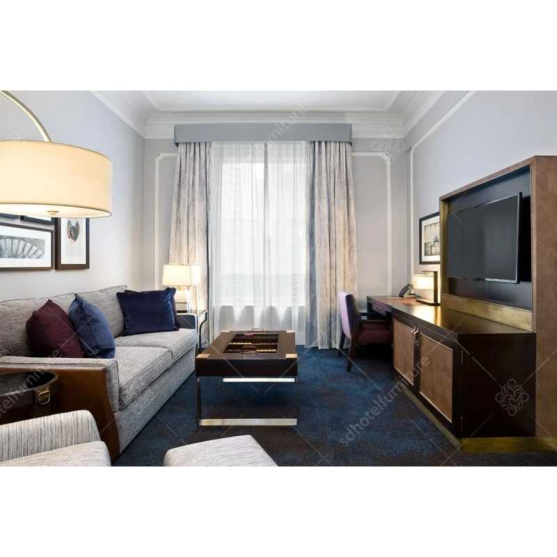 Luxury Collection Hotel furniture Deluxe 5 Star Hotel Bedroom Sets