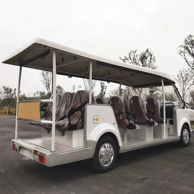 Luxury type off road electric tourist sightseeing bus on sale