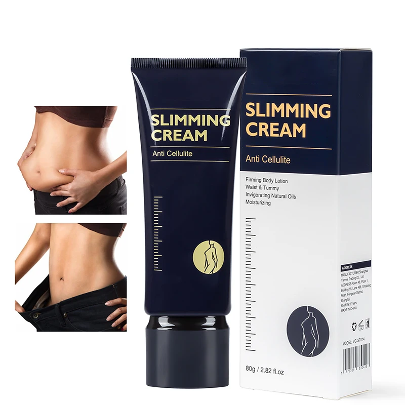 OEM Custom Logo Organic Body Weight Loss Belly Fat Burner Shaping Cellulite Burning Sweat Stomach Slimming Cream For Women