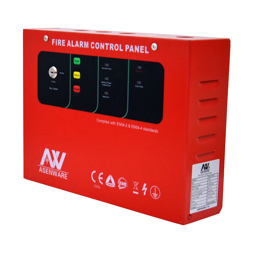Conventional fire alarm control panel 1 zone for hotel Chinese manufacture