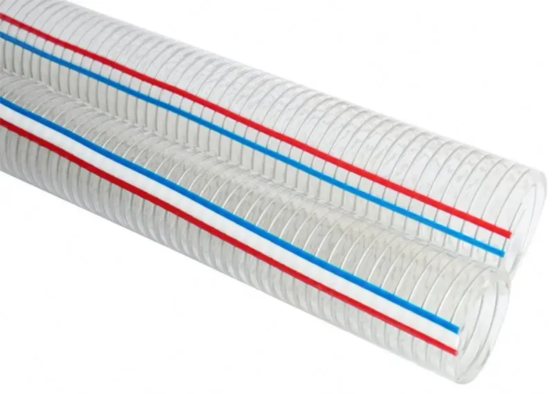 Manufacturer Supply Flexible Pvc High Intensity Fiber Suction Soft Hose