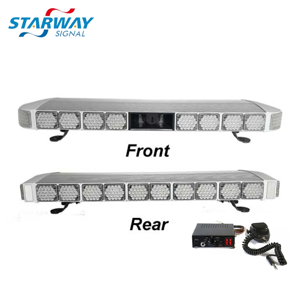Starway Waterproof LED Flashing Light Bar for Construction CE Aluminum Full LED Lightbar 12V All Cars 0.5W Leds 2 Years LED5501
