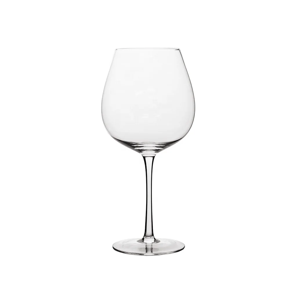 Crystal burgundy wine goblet handmade custom red wine glasses 650ml