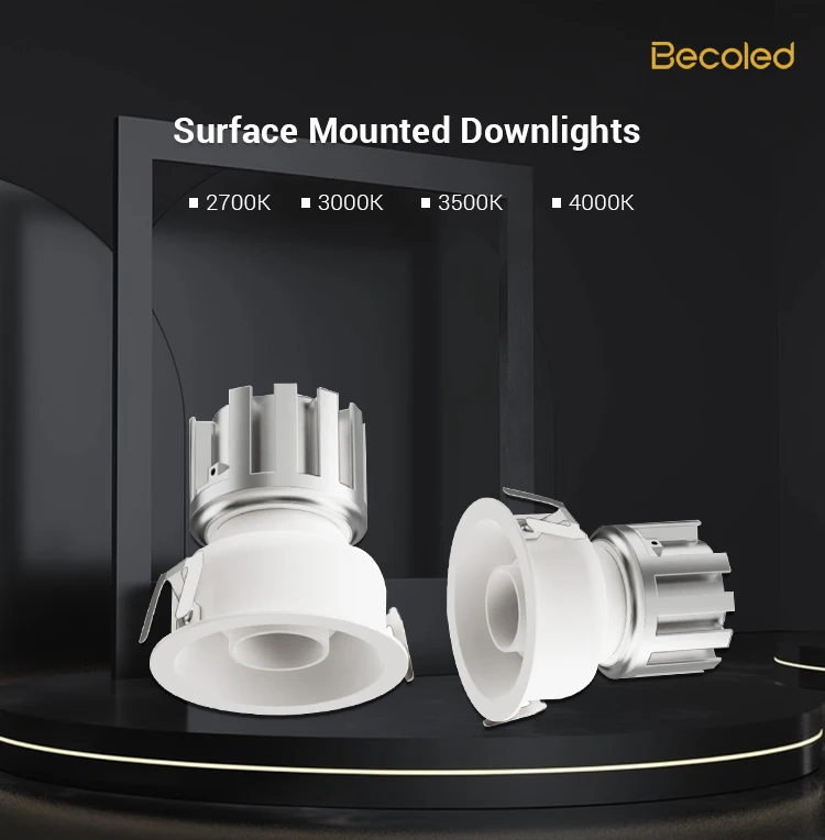 Flexible Adjustable Indoor LED Spotlight for Office Lighting - Cool White Aluminum