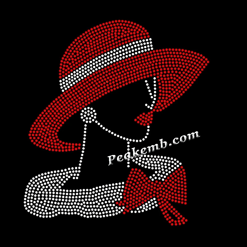 Custom bling spangle heat transfer hotfix rhinestone Logo  Girls Trip Iron on Transfer Motif