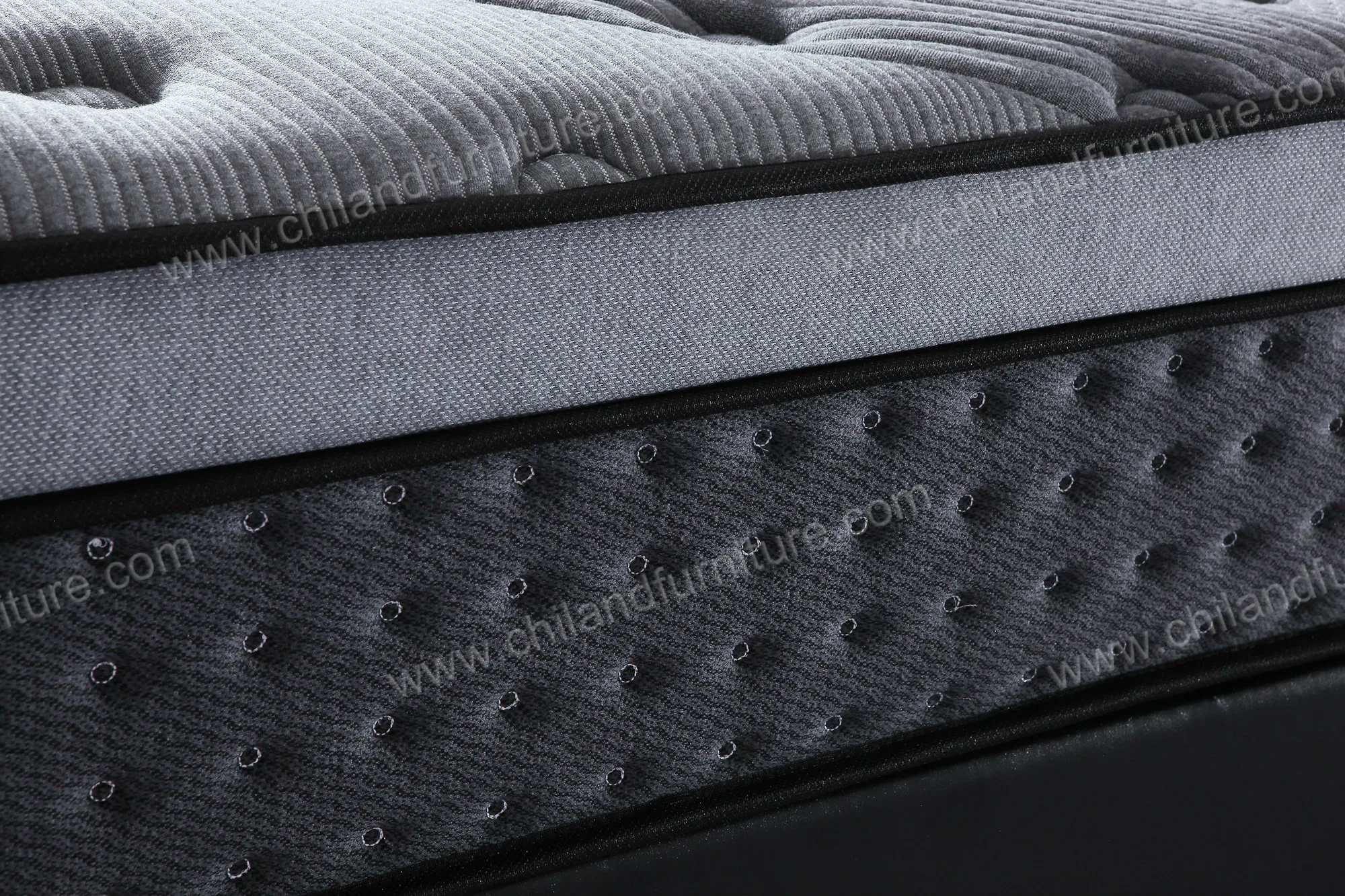 Wholesale price  natural latex foam and  memory foam mattress 5 zoned  Pocket Spring  roll up mattress