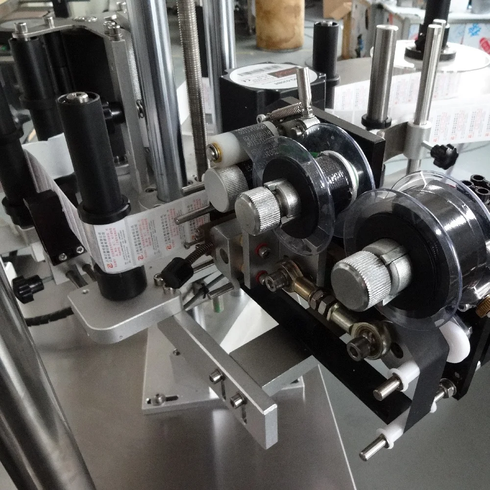 Automatic 5 gallon container drum barrel labeling machine for bucket big carton two sides labeler applicator