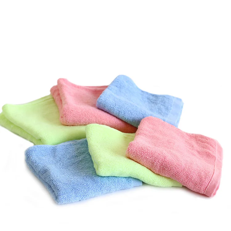 30X30 Bamboo Fiber Terry Cloth Washcloth Bath Face Hand Towel