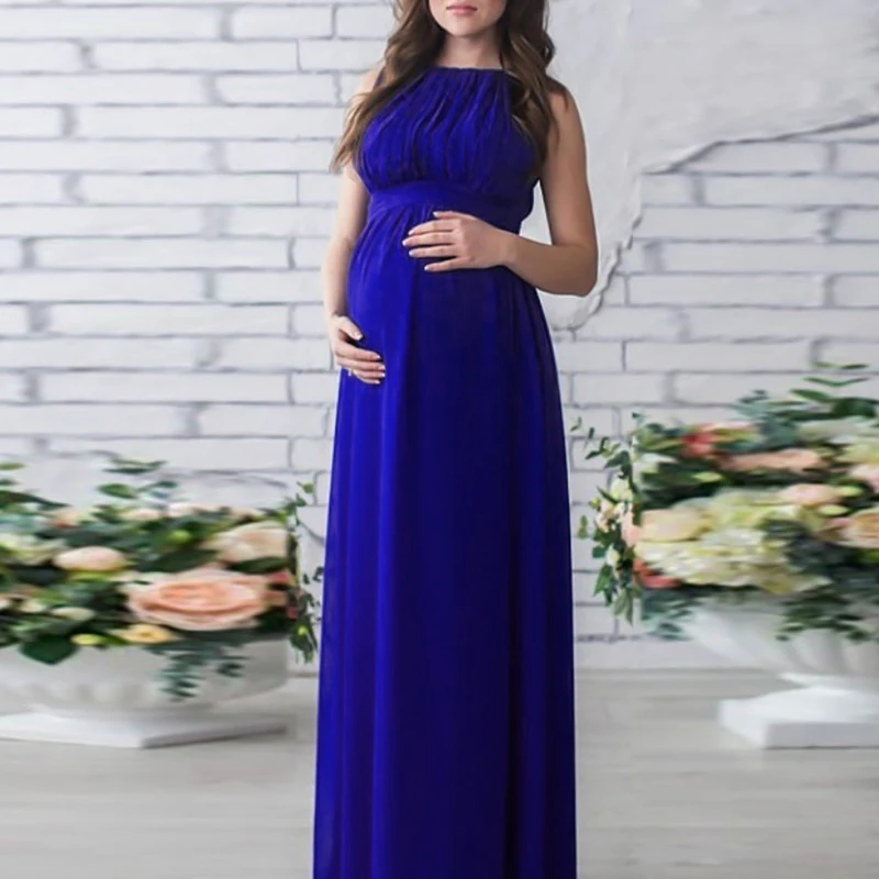 White maternity dress photography Women pregnant dress Sexy sleeveless latest maternity dress designs Lace Maternity Wear