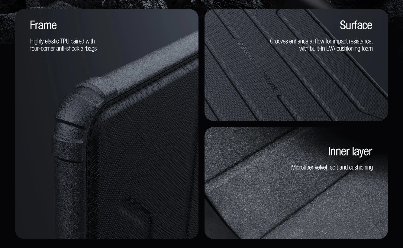 Nillkin Laptop Bag for MacBook Pro 16 15 13 Inch Bumper Frosted Slim Laptop Sleeve Case for Xiaomi Dell Lenovo Notebook Computer