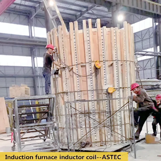  Steel Plant Induction Furnace Casting Scrap Copper Aluminum Iron 5t 10t 20t 40t 60 mt 90 ton