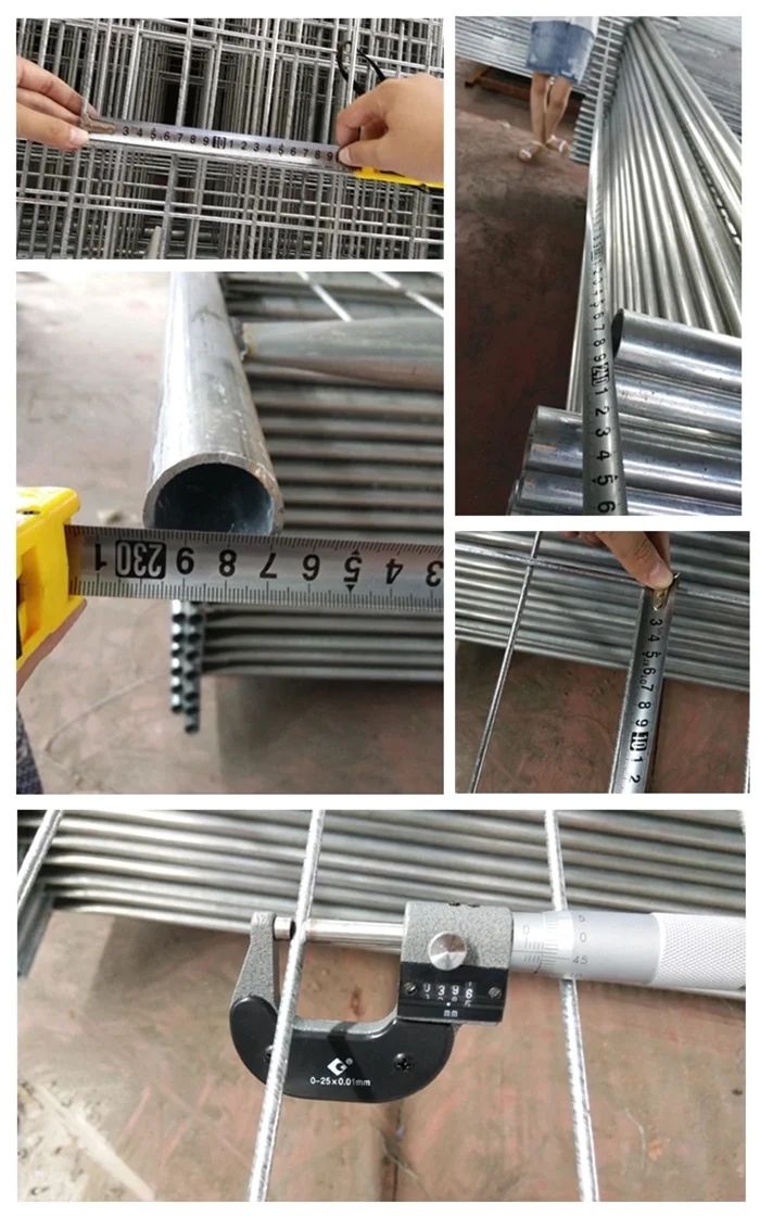 Removable Galvanized Temporary Fence Panel
